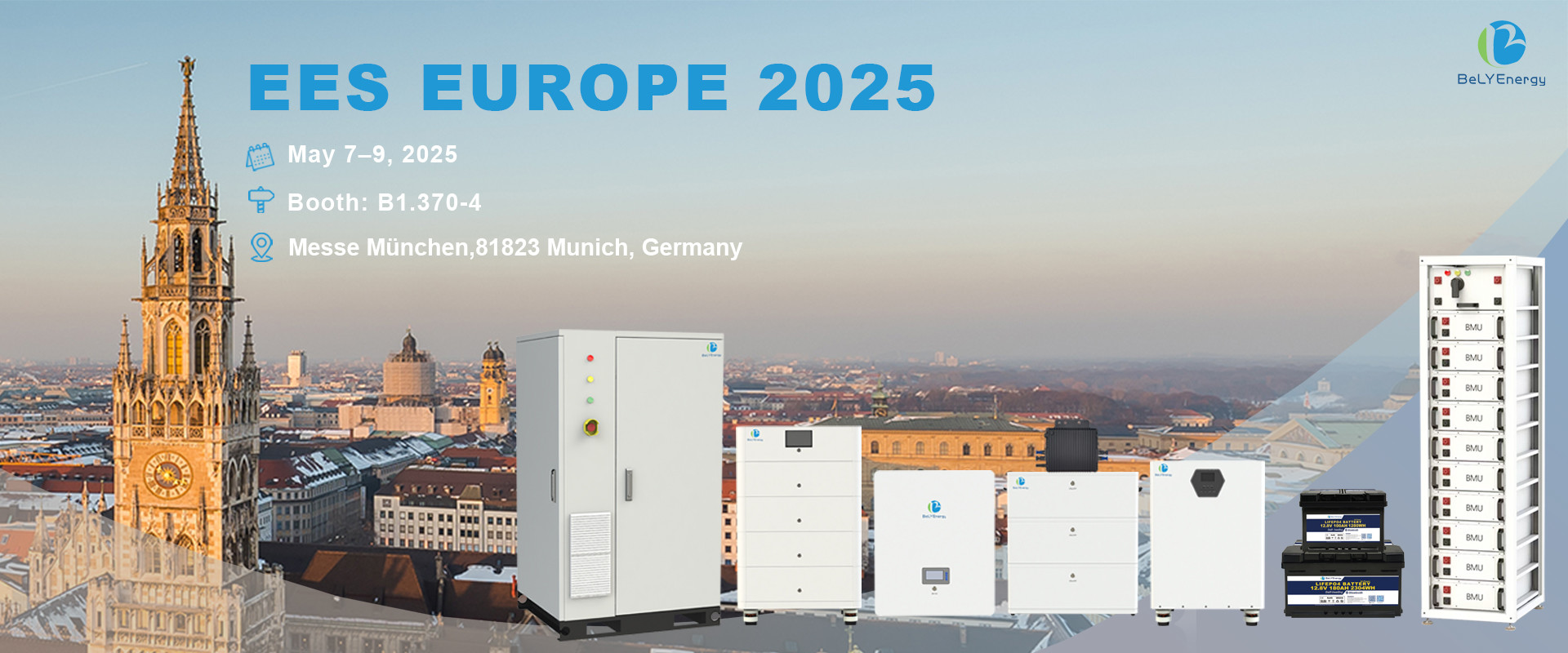 Последние блоги о компании Витрина Bely Energy на EES Europe 2025 в Мюнхене