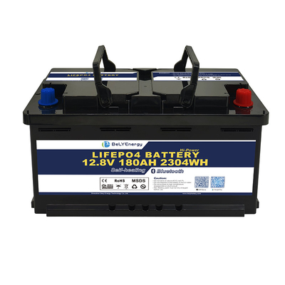 Новый большой емкости H8 DIN 12V180Ah перезаряжаемый аккумулятор LiFePO4 для RV Camper
