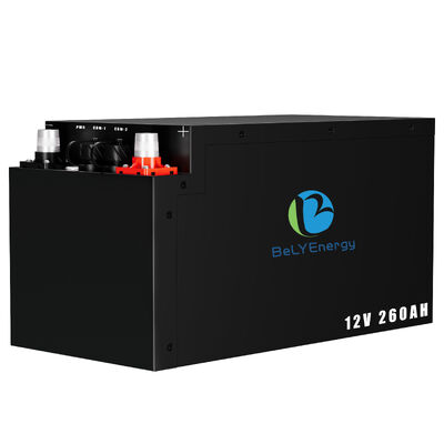 H8 DIN Case 12V260Ah Литий железофосфатный аккумулятор под сиденьем