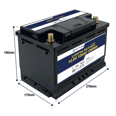 Купить Bely Energy 12V 100AH LiFePo4 батарея для морских судов 3 года гарантия online manufacture