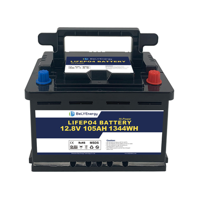 Купить Bely Energy 12V 105AH батарея для хранения энергии для яхт 100% DOD солнечное использование online manufacture