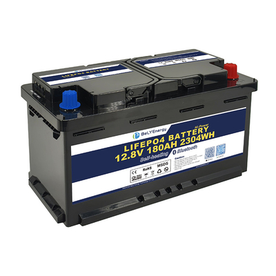 Купить IP65 корпус LiFePo4 аккумулятор 12V180AH для RV 5000 Цикл жизни 2304Wh энергии online manufacture