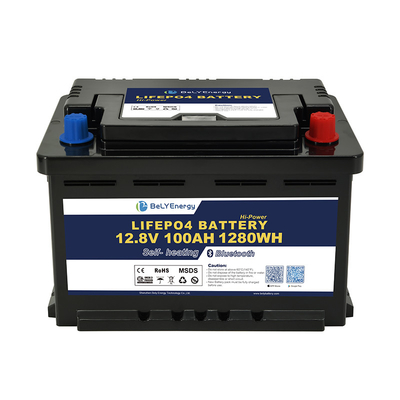 Купить Переносное высококачественное настройка 3000 циклов LiFePO4 батарея 12V100Ah для лодки online manufacture
