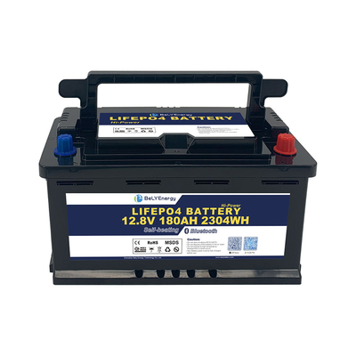 Купить DIN H8 корпус 12V 180AH LiFePO4 литийная батарея с BT и самонагреватель online manufacture