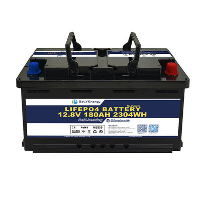 Купить Новый большой емкости H8 DIN 12V180Ah перезаряжаемый аккумулятор LiFePO4 для RV Camper online manufacture