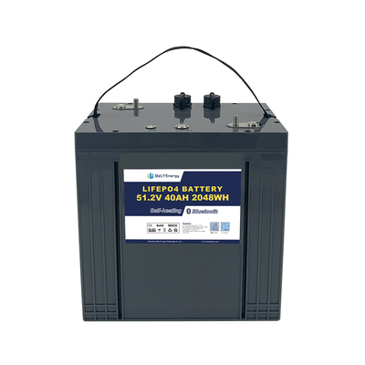 Купить 48 В 40 Ач LiFePO4 аккумулятор для гольф-коляски с Bluetooth и функцией самонагрева online manufacture