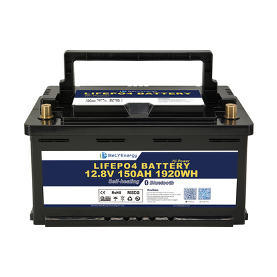 Купить Долговечная батарея Lifepo4 12V 150Ah с максимальным непрерывным током разряда 160A и ≥3000 циклов online manufacture