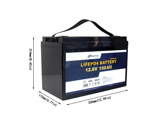 Купить Батарея LiFePO4 CE MSDS 12V 150AH перезаряжаемые для тележки гольфа online manufacture
