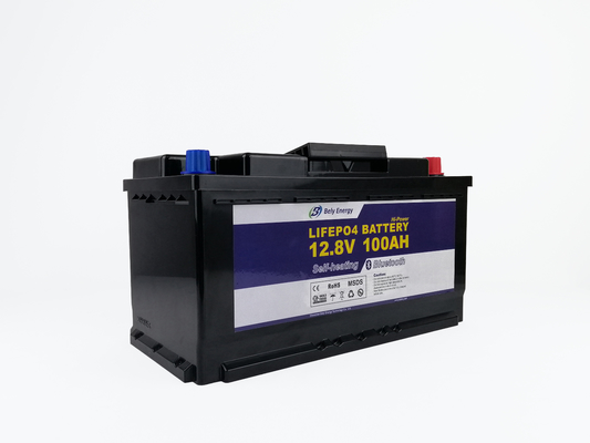 Купить батарея лития трицикла батарей дома RV лития 12V 100Ah электрическая для жилого фургона online manufacture