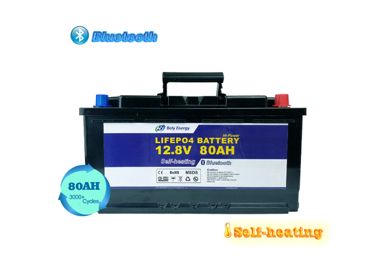 Купить Ранг батарею 12V 80Ah фосфорнокислого железа лития Bluetooth для робота online manufacture