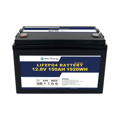 Долгий цикл жизни полная мощность 150h 12v Lifepo4 батарея для солнечной энергетической системы морских аппаратов