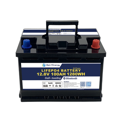 Замена блока батарей 12V 100ah предохранения от умная BMS перегрузок по току Bely свинцовокислотная