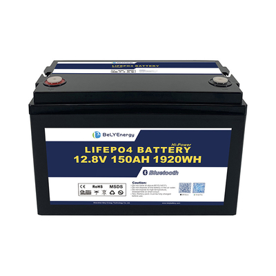150Ah M8 Терминал Морская литийная батарея Солнечная батарея 12,8V ABS Case