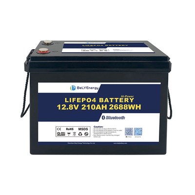 Длинный жизненный цикл Пиковый разряд 260A Литий 12V 210Ah LiFePO4 Аккумулятор для RV