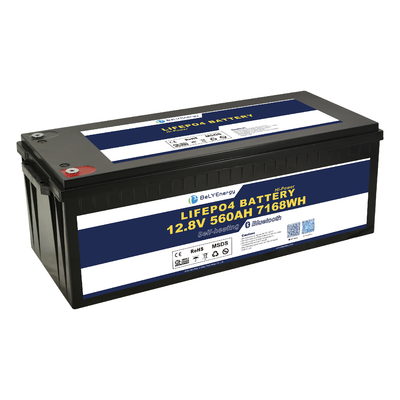 ABS Shell Long Lifespan 12.8V 560Ah LiFePO4 литийная батарея с подключением Bluetooth