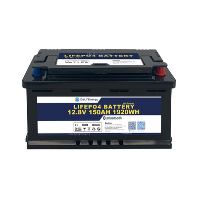 Литийная батарея LiFePO4 с BT 12V 150AH для RV/CARAVAN/MARINE