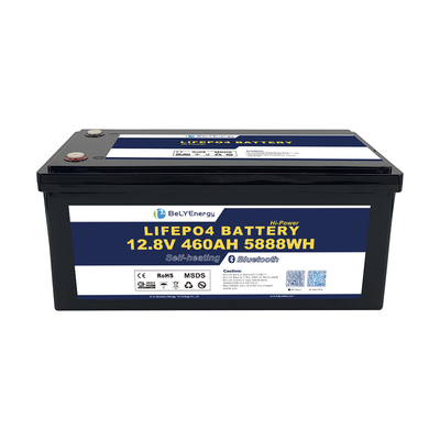 LiFePO4 Литийная батарея 12V 460AH с 200A током BMS с BT и самонагревом
