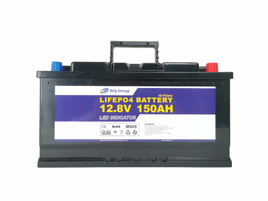 Батарея системы хранения солнечной энергии батареи СИД 12V 150Ah LiFePo4 домашняя