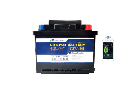 Батарея 1024Wh литий-ионного аккумулятора 12V 80Ah LiFePO4 GPS BMS газонокосилки