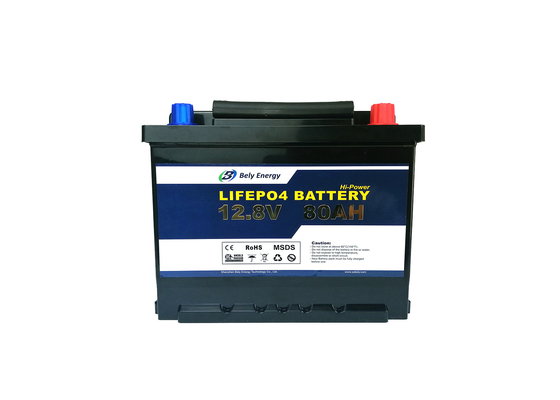 Батарея лития UPS Lifepo4 12V 80AH RV автомобиля для системы солнечной энергии