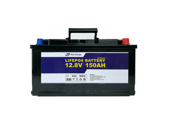 Автомобильный аккумулятор лития батареи лития 150Ah цикла Bely глубокий 12v