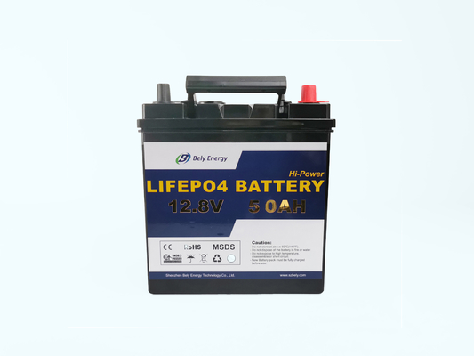 Батарея лития накопления энергии тележек гольфа MSDS 12V 50Ah с лампой приведенной