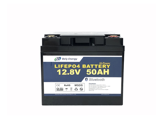 12V 50Ah батарея лития 12 вольт для Trolling автомобильного аккумулятора Bluetooth мотора располагаясь лагерем