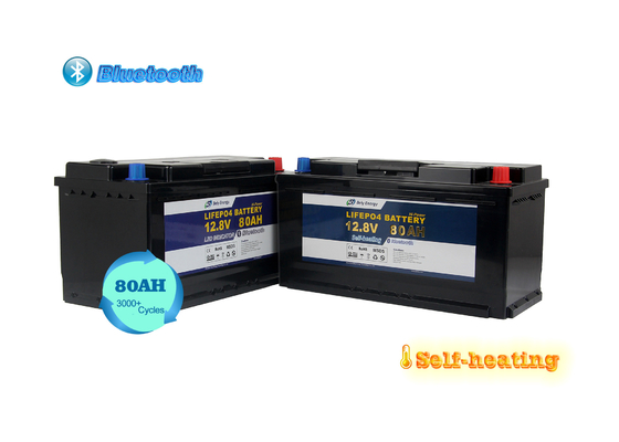 12V 80Ah BT4.0 нагревая морской литий фосфорнокислого железа располагаясь лагерем автомобиля батареи лития